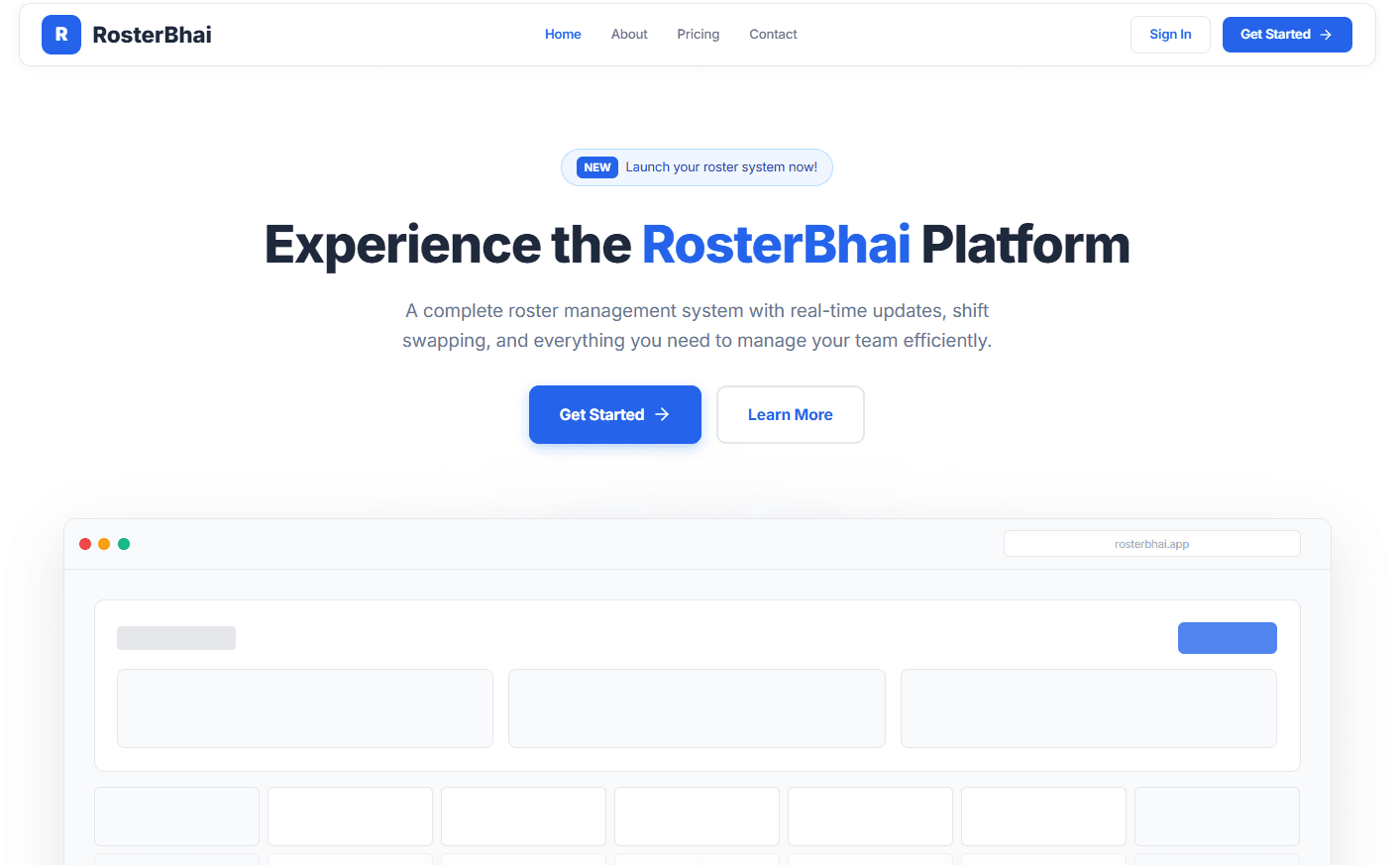 RosterBhai screenshot